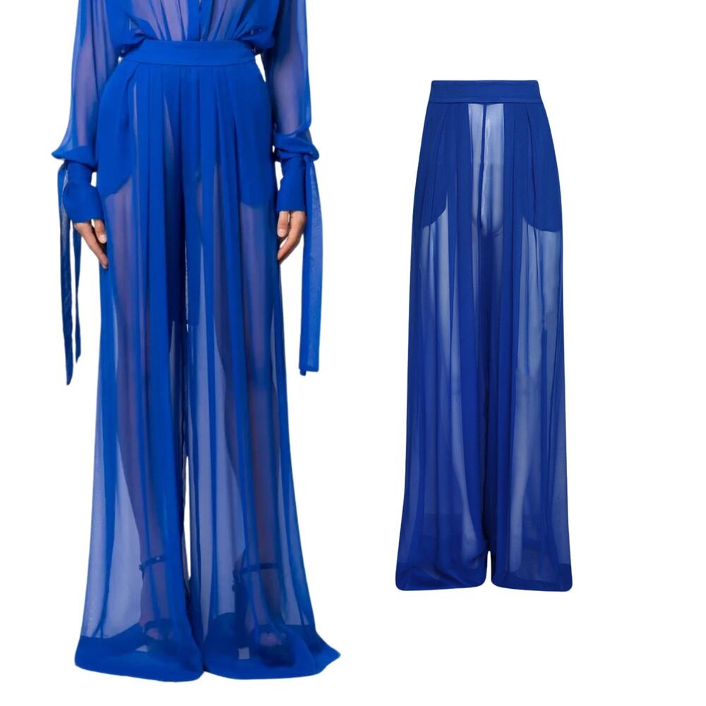 NWT LAQUAN SMITH WIDE LEG TROUSERS SIZE SMALL